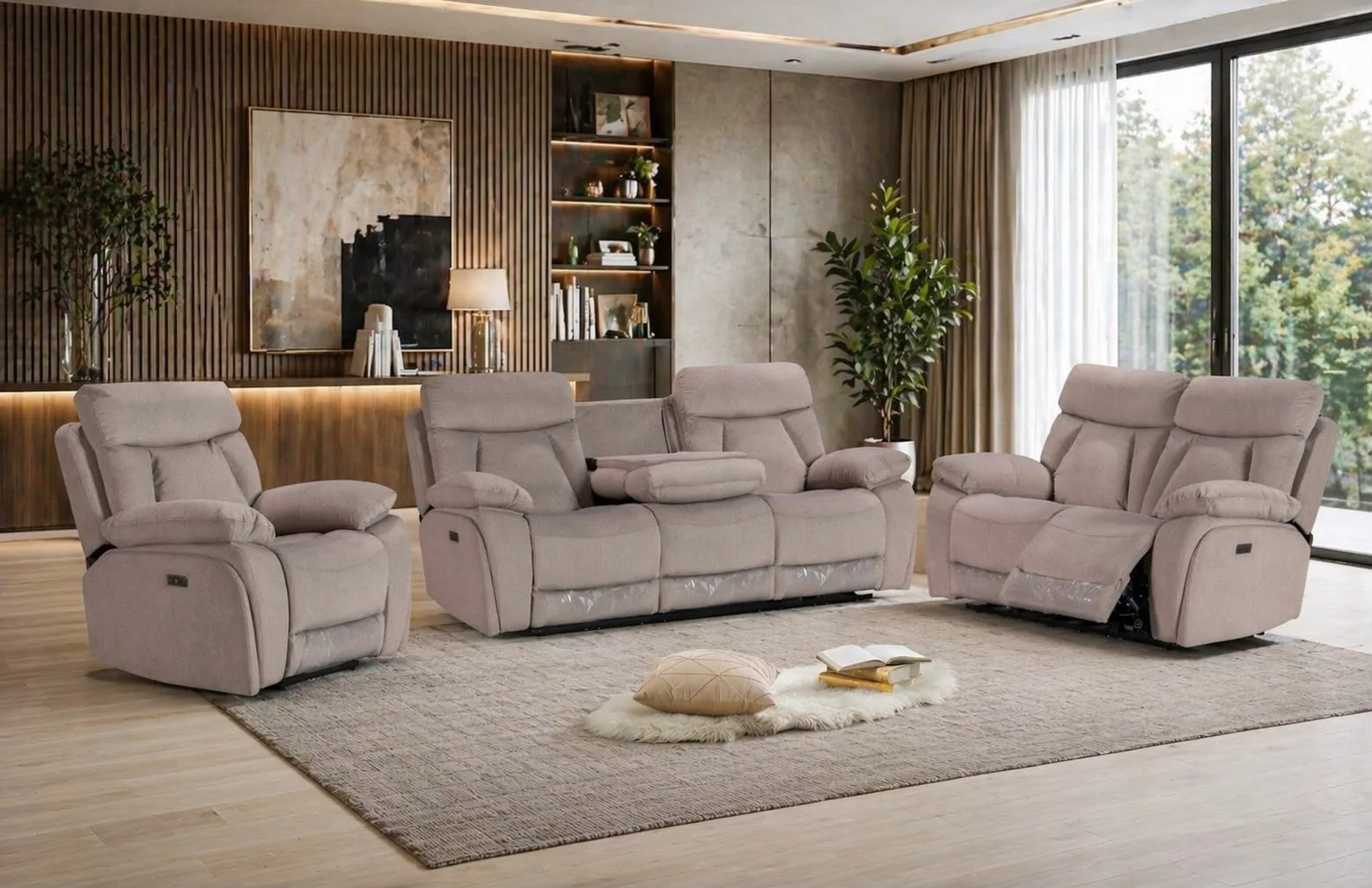 סט ישיבה ריקליינר דגם SX-81485