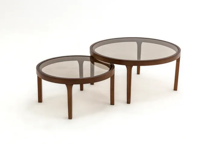 צמד שולחנות דגם COCONUT ROUND